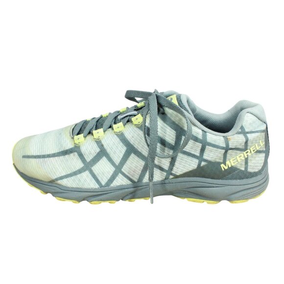 Merrell Reverb Gray Mesh Breathable Trail Running Sneakers Size 9.5 - Picture 1 of 9